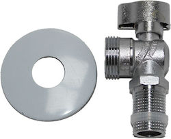 Cherbros Ecke Ventil 3/4 X 1/2 Plus Ροζέτα Φ62mm