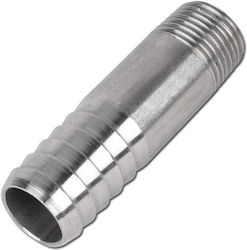 Μαστός Σπείρωμα Λάστιχο Inox 316 1/2