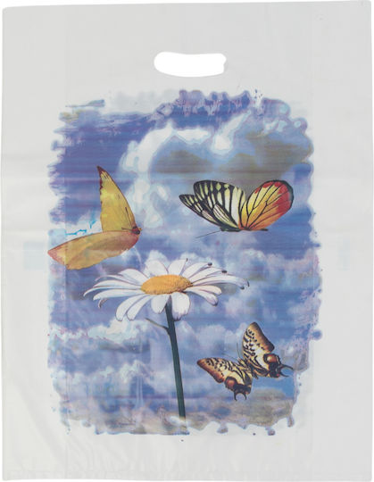 Pungă Plastic Fluture Margareta Cu Mâner 42x7x55 20kg