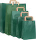 Pungă De Hârtie Plată Verde Cipres 18x8x24 600 Bucăți