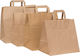 Papier Essensbeutel Kraft Flach Glatt 26x17x25 250 Stück