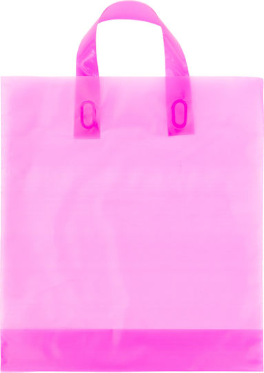 Kunststoff Plastiktüte Loop Fuchsia Tasche 40x5x45 20kg
