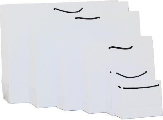 Paper Bag Without Lamination White Rope Handle 15x7x17 250pcs