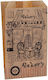 Pungi Kraft Model Bakery 15x28cm Preț Pe Kilogram Set 10 C411491