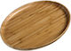S0124 Bamboo Oval Serving Board Natural Color 28.5x21.5x2cm Leone