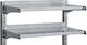 Inox Double Wall Shelves 70x40cm 2*r|2*rk|4*rb