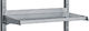 Ράφι Τοίχου Inox 70x40cm 1*r|2*rk|2*rb
