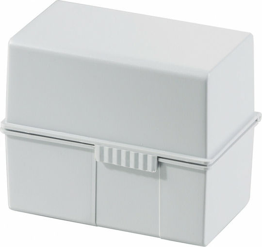 Han A6 Geschlossene Kartenetui Für 400 Visitenkarten Grau 16,5 X 9,5 X 12,8 Cm