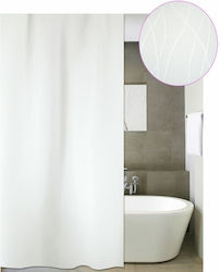 Hotel Shower Curtain Berlin White 180x200