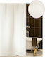 Hotel Shower Curtain Berlin Beige 180x180