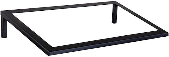 Einklinale Niedrige Metallische Buffet-Ausstellungsstände Riser Gn1/1 49,2x29x10,4/2cm Schwarze Select Concept Sel026
