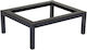 Low Metallic Buffet Display Stand Riser Gn1/2 28.7x23.3x10.4cm Black Select Concept Sel018