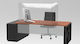 Protective Counter Top Office Plexiglass 80x25x75 4mm