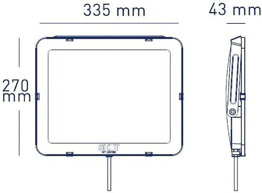 Προβολέας Φωτιστικό Τοίχου Led Γκρι Orlando150g Bot Lighting Orlando150g Γκρι