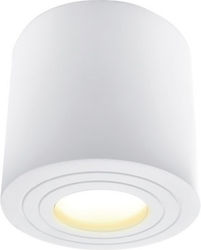Σποτ Φωτιστικό Οροφής Aλουμίνιο Malaga H9,5 Φ9 Bot Lighting Malagab Λευκό Σποτ Φωτιστικό Οροφής Aλουμίνιο Malaga H9,5 Φ9 Bot Lighting Malagab Λευκό