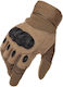 Military Type Gloves Brown Color New Tactical