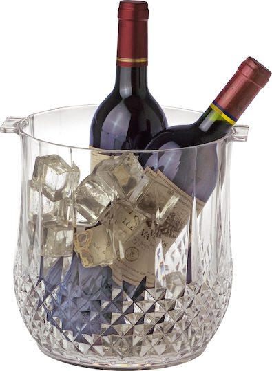 8334 Weinkühler Geschnitzter Transparenter 3l/101.4oz Methylester Ma D19.5x21.4cm