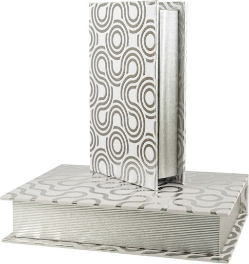 Zen Collection Silver Book Decorative Box