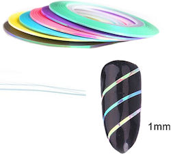 Nail Art Design Tape Mermaid Disc Thickness 1mm Yellow