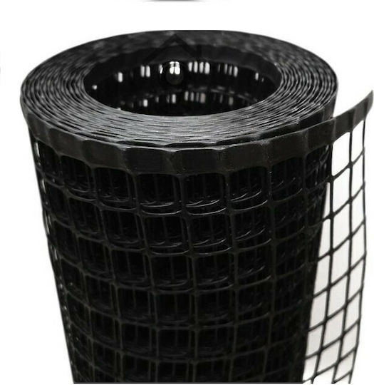 Plastic Balcony Mesh Heavy Duty 1 Meter Greek Reinforced Black