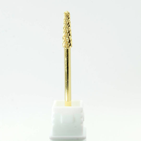 Freza Din Carbură Mică Conică Aurie Medium 3.1x12.7mm
