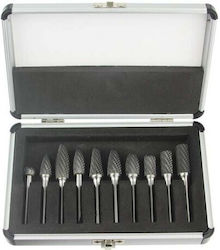 Carbide Nail Drill Bits Set 10 Pieces