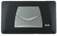 Kariba Classic Duo 306405 Flush Plate Dual Black-Chrome