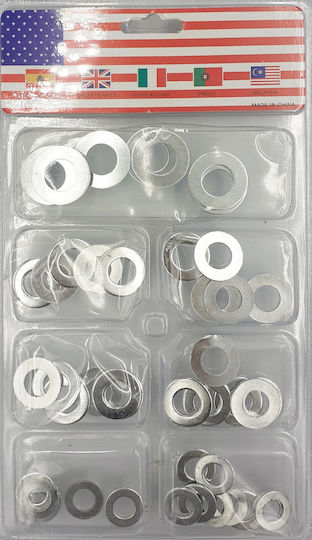 Ροδελες Μ8 Μ10 Μ12 Σετ 50τεμ Oem 25379 25379