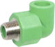 Interplast Γωνία Πράσινη Φ25χ1/2 Αρσενική 007-003-461