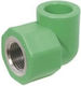 Interplast Γωνία Πράσινη Φ25χ1/2 Θηλυκή 007-003-441