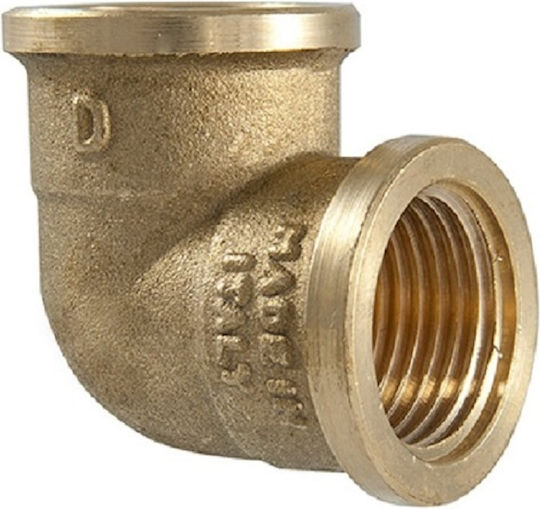 Γωνία Ορειχάλκινη Θηλυκή 1/2" Tdm Brass