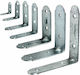 Eckverbinder Verzinktes Nikel 8x8cm Stück