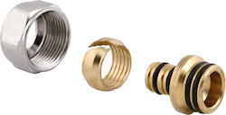 Icma Art100 Pipe Niple Fittings Connection Switches Multilayered-Plastic Pipe Φ15-Φ18