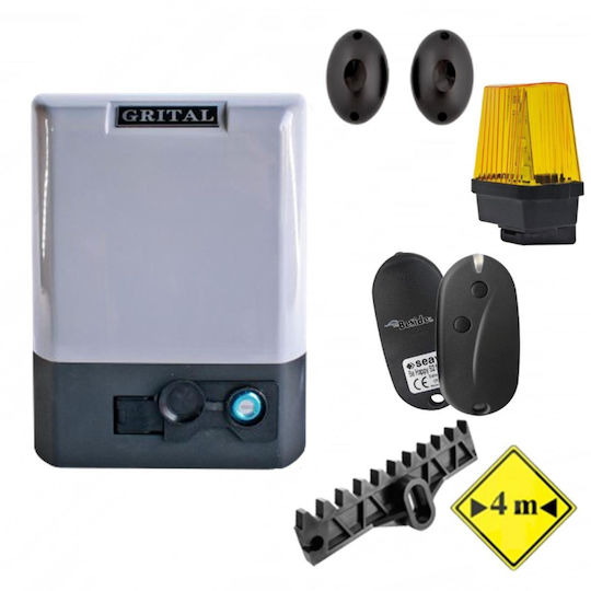 Grital Gr 5 Fp Sliding Garage Door Motor Set 500kg Maximum Weight Plastic Rack