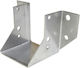 Beam Shoe F.f Group Pergola Metal Straight Stainless 6x6cm