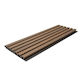 Newplan 5510 WPC Wandpaneel Zweite Generation 3D Pölster Teak 2,5cm X 14,7cm X 290cm