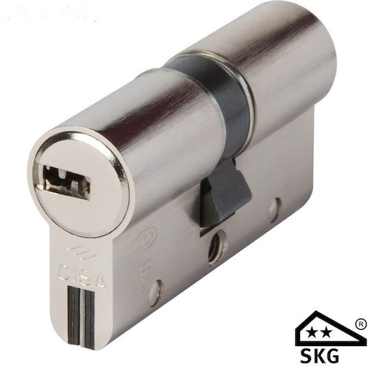Cisa Astral Sigilio Security Cylinder Anti-Snap Bar-80mm 30x50 Nickel