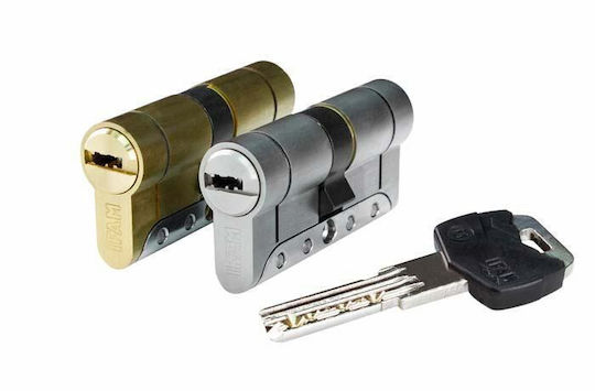 Κύλινδρος Ασφαλείας Ifam Iridium M Ατσάλινη Μπάρα-80mm 30x50 Brass