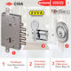 Security Lock for Reinforced Door Cisa + Cylind...