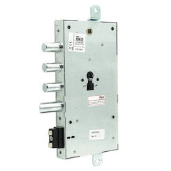 Încuietoare Electromecanică Iseo Fiam X1r Easy Pentru Ușă Blindată Cu Blocare Automată 3 Bolțuri & Centru 90mm