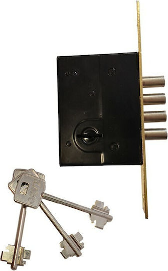 Gevy 2-Schlüssel Einbauschlösser 45mm Bankschließfachschloss