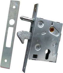 Pettiti Giuseppe Χωνευτή Κλειδαριά Ασημί 40mm Pettiti Giuseppe Χωνευτή Κλειδαριά Ασημί 40mm