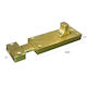 Aluminum Plate Bolt Gold Matte 100mm