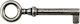 Herrajes Palencia 5005 Antique Silver Furniture Key 7.2x2cm