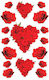 bsb Stickers Rose Hearts