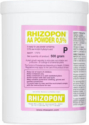 Ορμόνη Ριζοβολίας Μαλακών Μοσχεύματα Rhizopon Aa 0 5% 500 Gr