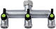 Dozator De Apă Colector De Canulă 1/2" 3 Ieșiri 3/4" Cu Comutator 468 By Colortap Aquajet