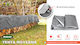 Grasher Waterproof Tarpaulin Gray 120 Gr/m² 3x5m 100241gr