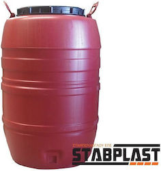 Βαρελι Πλαστικο Στρογγυλο Χειρολαβες 45l