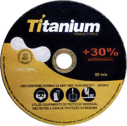 Titanium Δίσκος Κοπής Σιδήρου + Inox 115 Χ 1 Χ 22,2 Mm 50 Τεμάχια